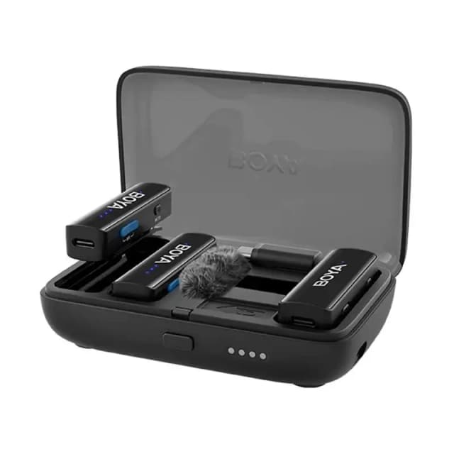 BOYA Boyalink C2 Compact Wireless Microphone with USB-C and 3.5mm Receiver BOYA Boyalink C2 Compact Wireless Microphone with USB-C and 3.5mm Receiver