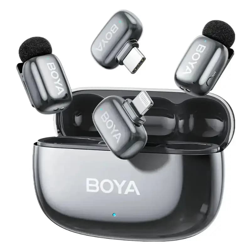 BOYA Mini 2-04 Wireless Microphone with AI Noise Cancellation