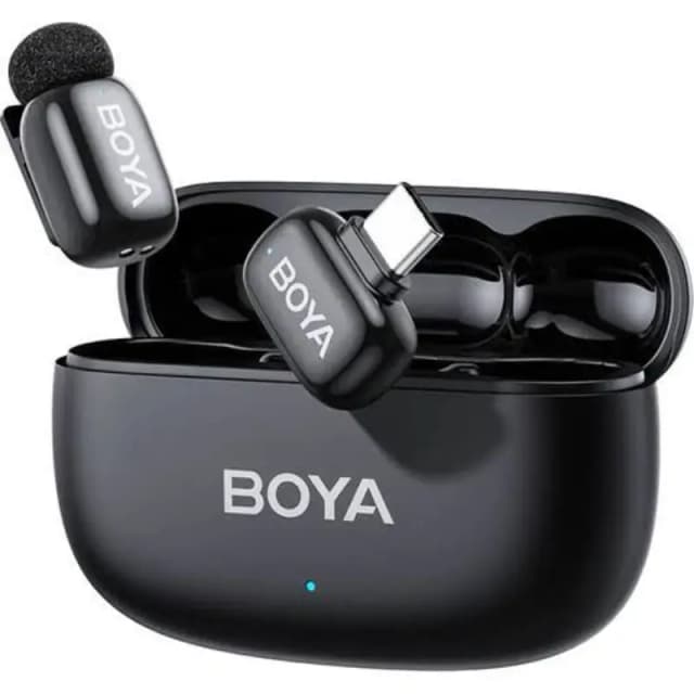 BOYA Mini 2-02 AI Noise Cancellation Super Mini Wireless Microphone with 2.4GHz Transmission BOYA Mini 2-02 AI Noise Cancellation Super Mini Wireless Microphone with 2.4GHz Transmission