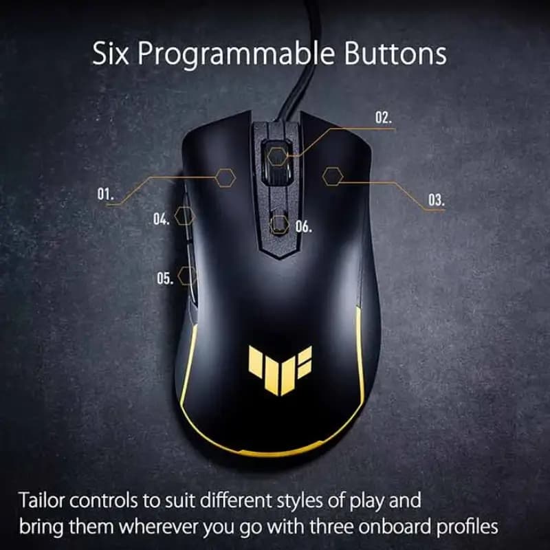 ASUS TUF Gaming M3 Gen II P309 Wired Gaming Mouse for Gamers ASUS TUF Gaming M3 Gen II P309 Wired Gaming Mouse for Gamers