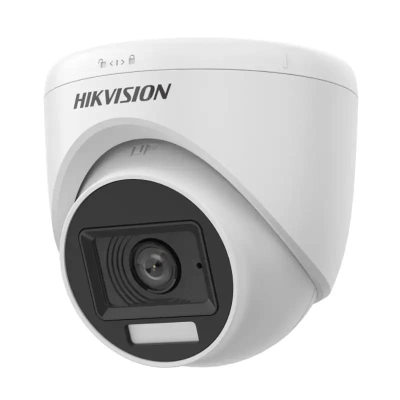 Hikvision DS-2CE76D0T-LPFS 2MP Smart Hybrid Light Turret Camera Hikvision DS-2CE76D0T-LPFS 2MP Smart Hybrid Light Turret Camera