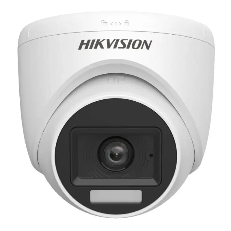 Hikvision DS-2CE76D0T-LPFS 2MP Smart Hybrid Light Turret Camera Hikvision DS-2CE76D0T-LPFS 2MP Smart Hybrid Light Turret Camera