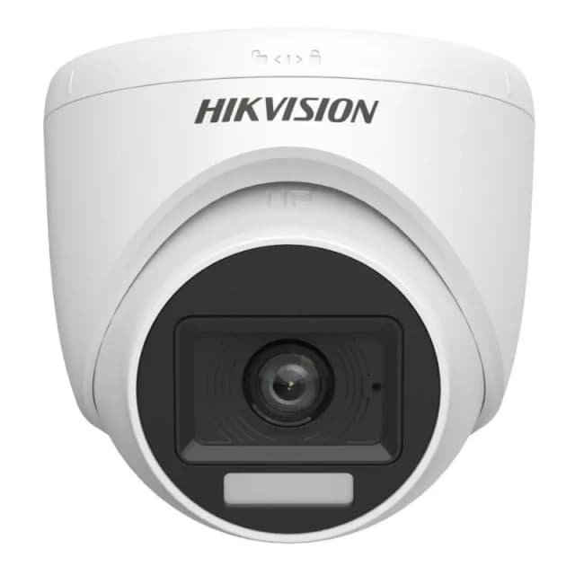 Hikvision DS-2CE76D0T-LPFS 2MP Smart Hybrid Light Turret Camera Hikvision DS-2CE76D0T-LPFS 2MP Smart Hybrid Light Turret Camera