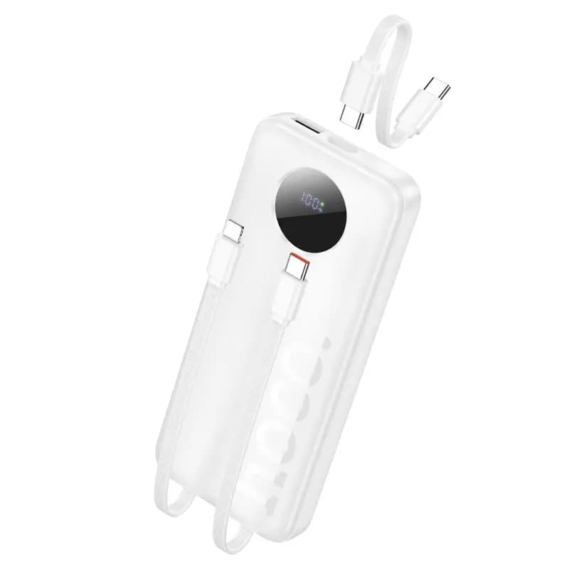 Hoco J132 Sabio 10000mAh Power Bank With Built-In Cables Hoco J132 Sabio 10000mAh Power Bank With Built-In Cables