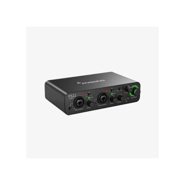 Maono PS22 Audio Interface With 24-Bit/192kHz Recording Quality Maono PS22 Audio Interface With 24-Bit/192kHz Recording Quality