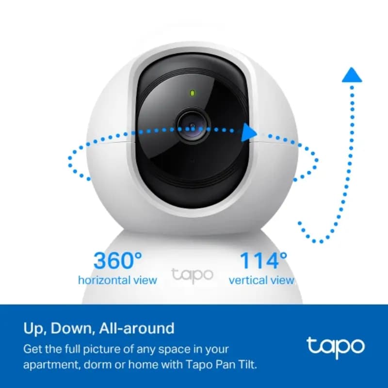 TP-Link Tapo C200C Pan/Tilt Wi-Fi Security Camera With 1080p HD TP-Link Tapo C200C Pan/Tilt Wi-Fi Security Camera With 1080p HD