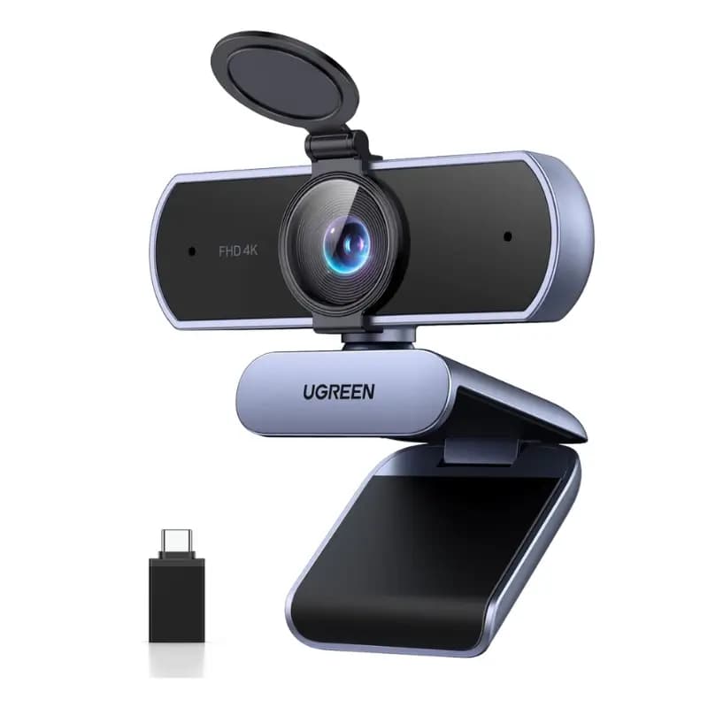 UGREEN 4K Webcam for PC with Autofocus and Noise-Canceling Mics UGREEN 4K Webcam for PC with Autofocus and Noise-Canceling Mics