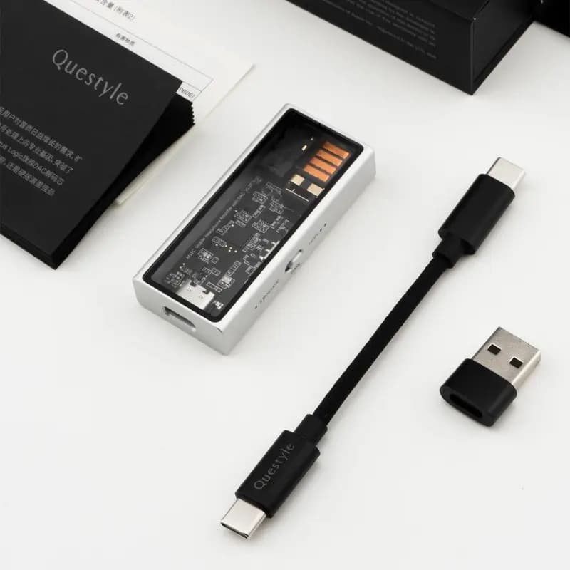 Questyle M15C USB-C Headphone Amplifier with 3.5mm & 4.4mm Outputs Questyle M15C USB-C Headphone Amplifier with 3.5mm & 4.4mm Outputs