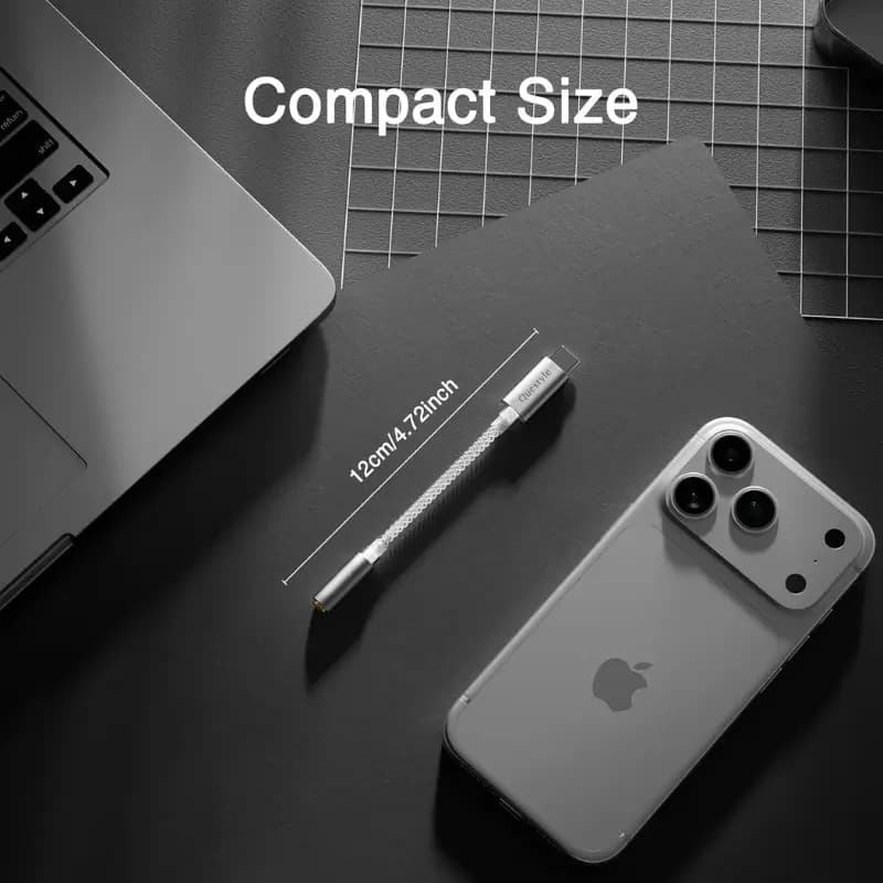 Questyle USB-C to 3.5mm Audio Adapter for iPhone and Samsung Galaxy Questyle USB-C to 3.5mm Audio Adapter for iPhone and Samsung Galaxy