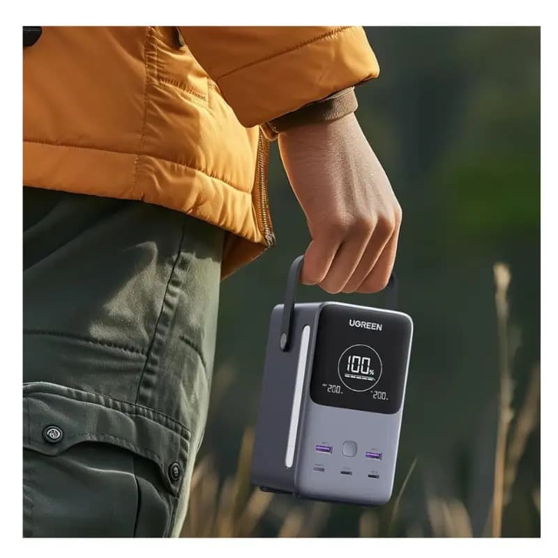 UGREEN 300W 48000mAh 5-Port Power Bank with LED Light & SOS Mode UGREEN 300W 48000mAh 5-Port Power Bank with LED Light & SOS Mode