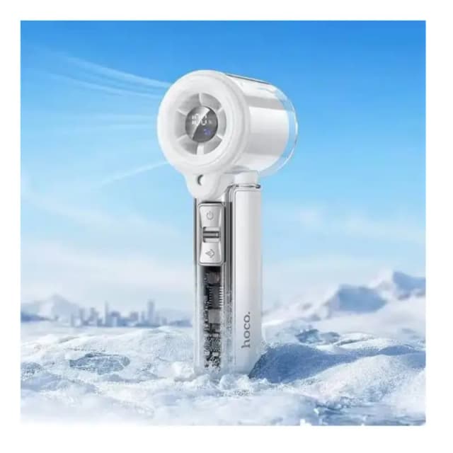 Hoco HX613 Handheld Portable Fan with Humidifier & LED Display Hoco HX613 Handheld Portable Fan with Humidifier & LED Display