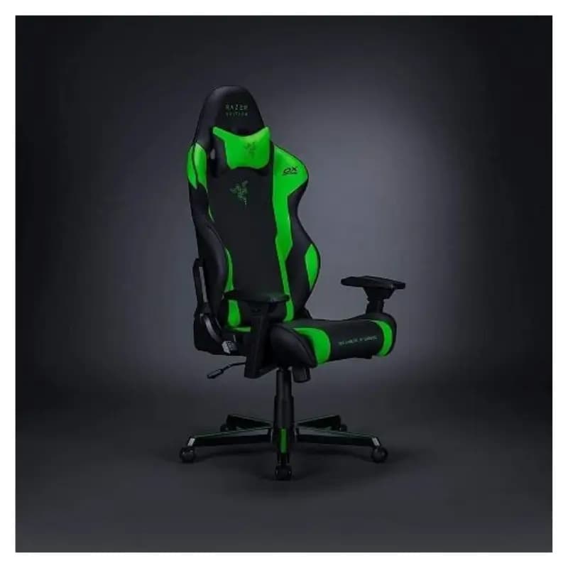 DXRacer Razer Special Edition Ergonomic Gaming Chair with 180° Recline DXRacer Razer Special Edition Ergonomic Gaming Chair with 180° Recline