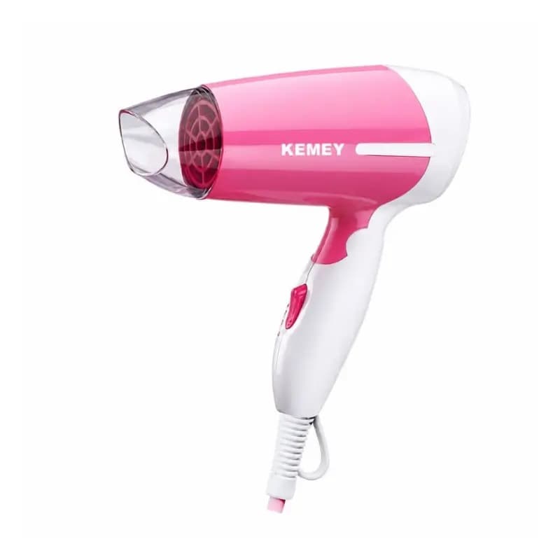 KEMEY KM-6830 Mini Folding Hair Dryer With Negative Ion Care KEMEY KM-6830 Mini Folding Hair Dryer With Negative Ion Care