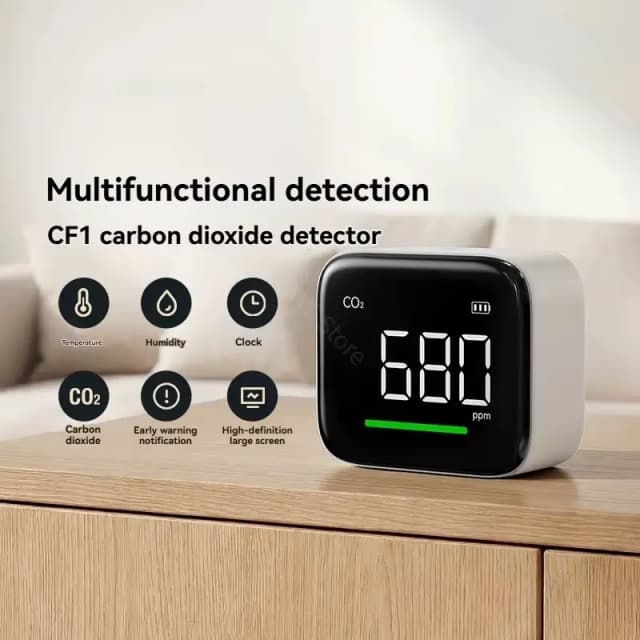 Xiaomi DUKA CF1 CO2 Detector Air Quality Monitor Xiaomi DUKA CF1 CO2 Detector Air Quality Monitor