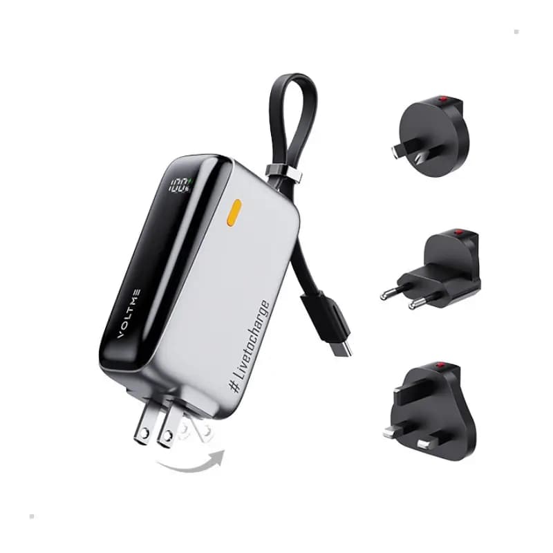 VOLTME GanZero 5K Hybrid Power Bank Charger VOLTME GanZero 5K Hybrid Power Bank Charger