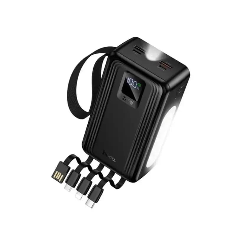 Hoco J173A 30000mAh Power Bank with 22.5W Fast Charging and Four Built-In Cables Hoco J173A 30000mAh Power Bank with 22.5W Fast Charging and Four Built-In Cables