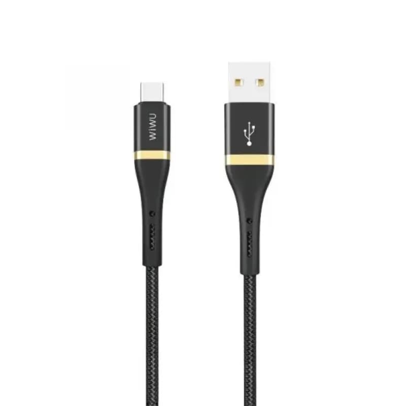 WiWU Elite 3M USB to Type-C Braided Charging Cable WiWU Elite 3M USB to Type-C Braided Charging Cable