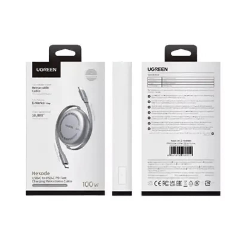 UGREEN L531 100W USB-C Power Delivery Retractable Charging Cable UGREEN L531 100W USB-C Power Delivery Retractable Charging Cable