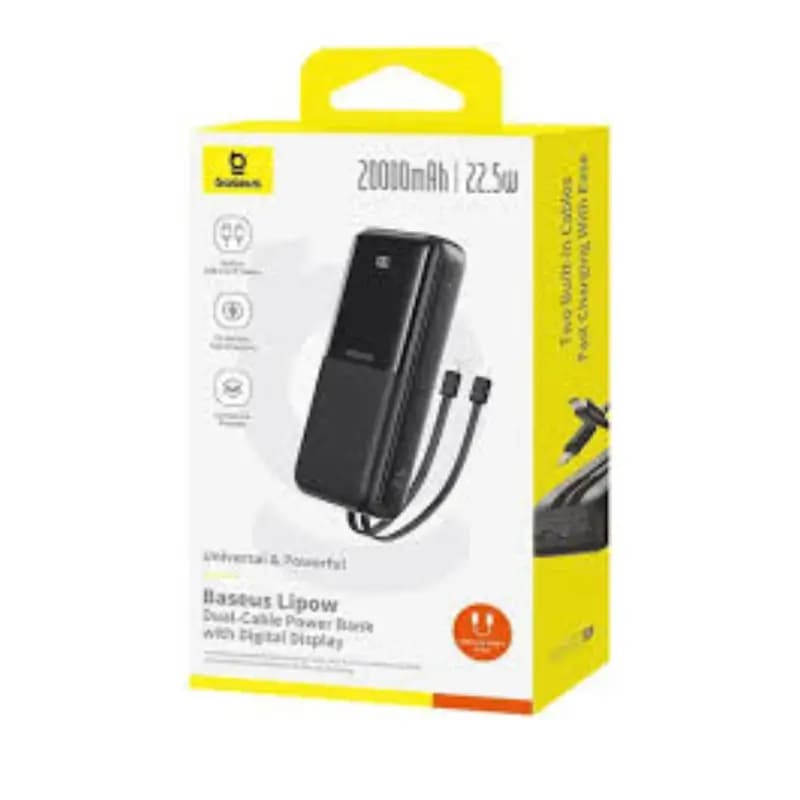 Baseus PPJP312 20000mAh Power Bank Fast Charging Baseus PPJP312 20000mAh Power Bank Fast Charging