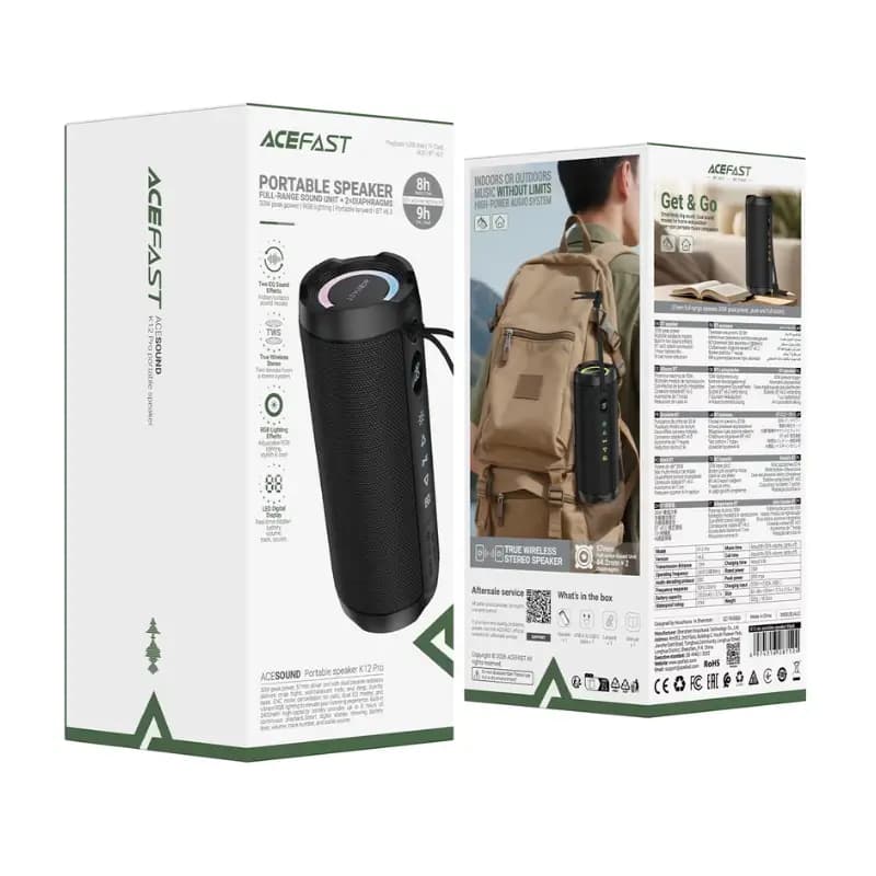 Acefast K12 Pro Portable Wireless Speaker Acefast K12 Pro Portable Wireless Speaker