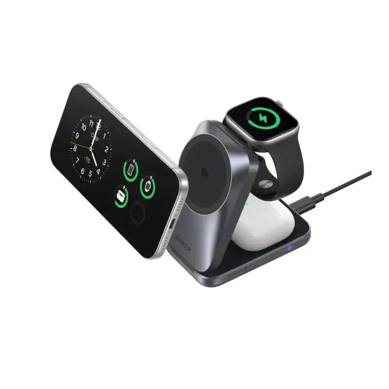 Anker Prime 25W Qi2.2-Certified 3-in-1 Foldable MagSafe Charger Anker Prime 25W Qi2.2-Certified 3-in-1 Foldable MagSafe Charger