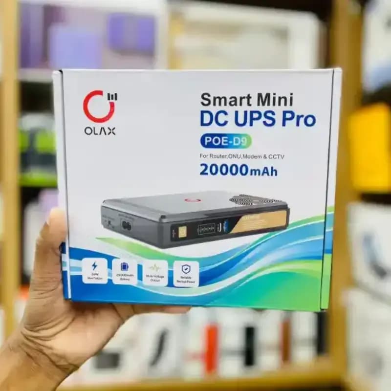 OLAX POE-D9 20000mAh Mini DC UPS for Wi-Fi Routers OLAX POE-D9 20000mAh Mini DC UPS for Wi-Fi Routers