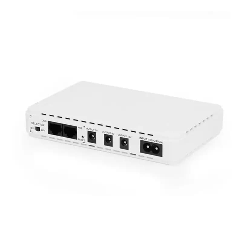 SKE POE-432P 10400mAh Mini DC UPS with PoE Support SKE POE-432P 10400mAh Mini DC UPS with PoE Support