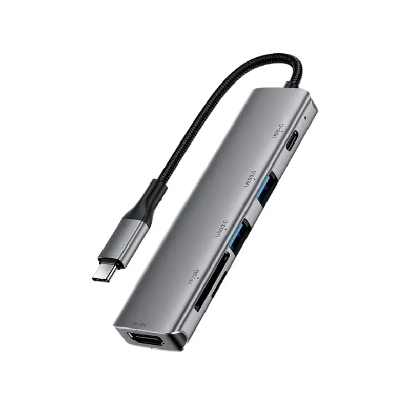 ACEFAST J18 6-in-1 USB-C Docking Station – 90W PD Fast Charging