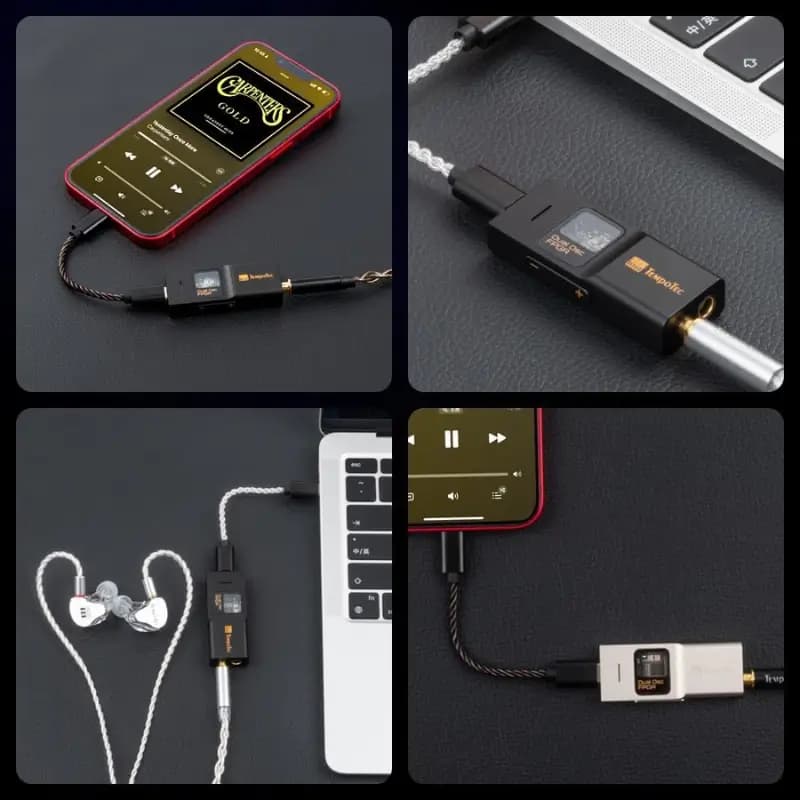 TempoTec Sonata BHD Pro USB-C Dongle DAC Headphone Amplifier TempoTec Sonata BHD Pro USB-C Dongle DAC Headphone Amplifier