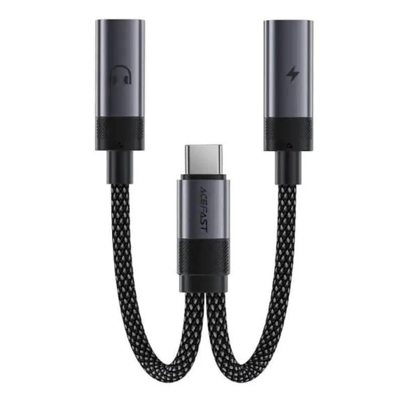 ACEFAST J14 USB-C Charging and Audio Splitter Adapter ACEFAST J14 USB-C Charging and Audio Splitter Adapter