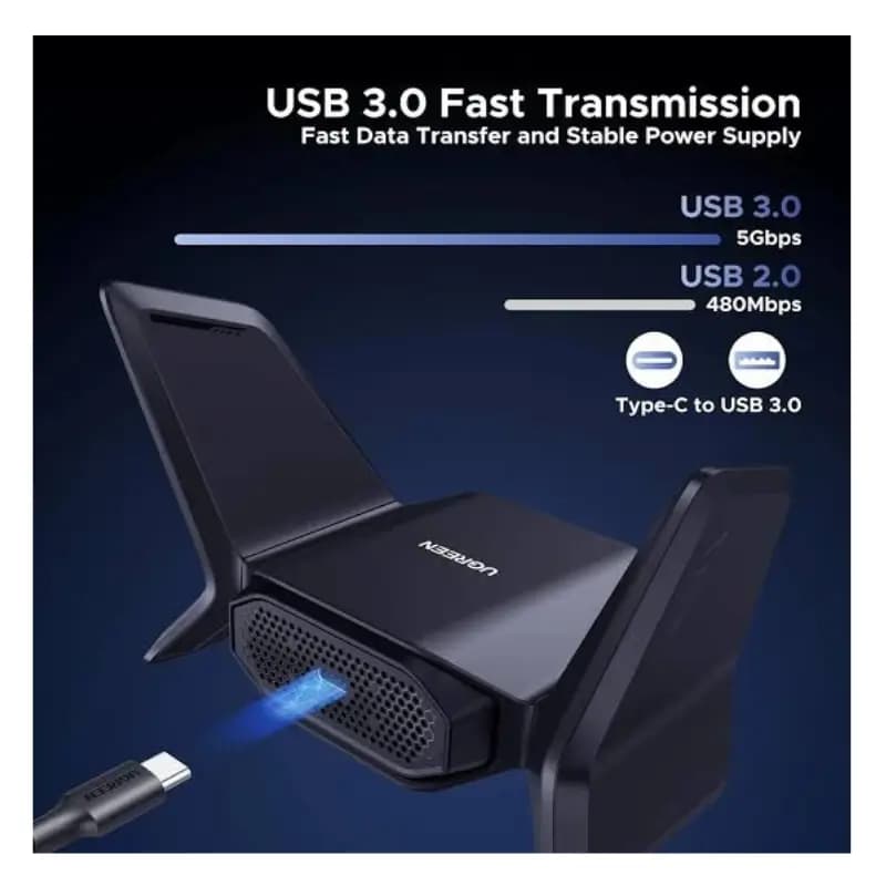 UGREEN CM995 Wi-Fi 7 USB Adapter with Dual High-Gain Antennas UGREEN CM995 Wi-Fi 7 USB Adapter with Dual High-Gain Antennas