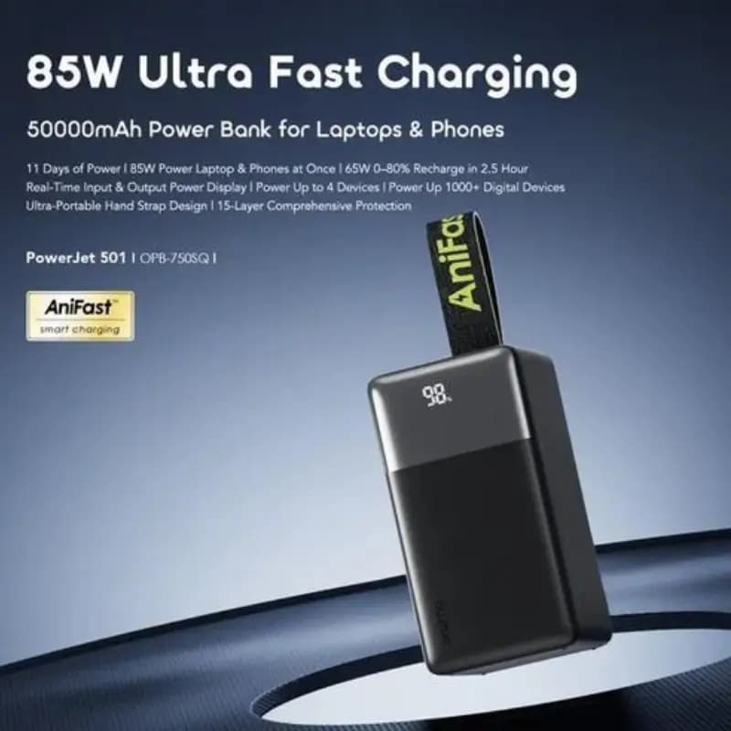 Oraimo PowerJet 501 50000mAh 85W Power Bank Oraimo PowerJet 501 50000mAh 85W Power Bank