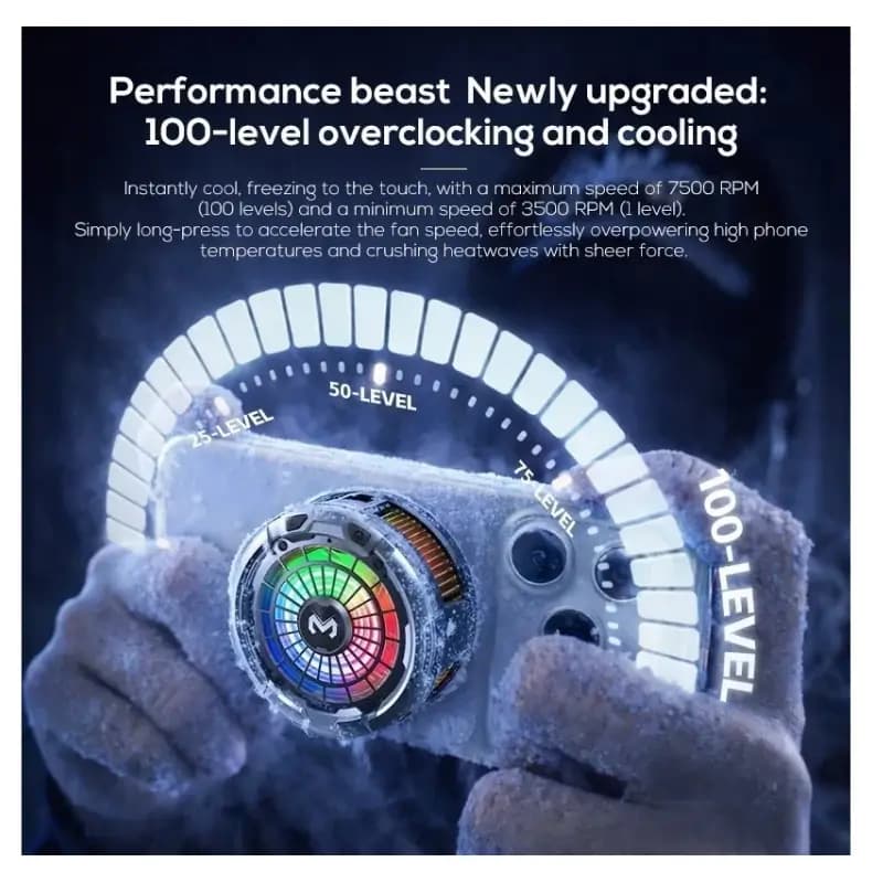MEMO CX26 30W Magnetic Phone Cooler for Mobile Gaming MEMO CX26 30W Magnetic Phone Cooler for Mobile Gaming