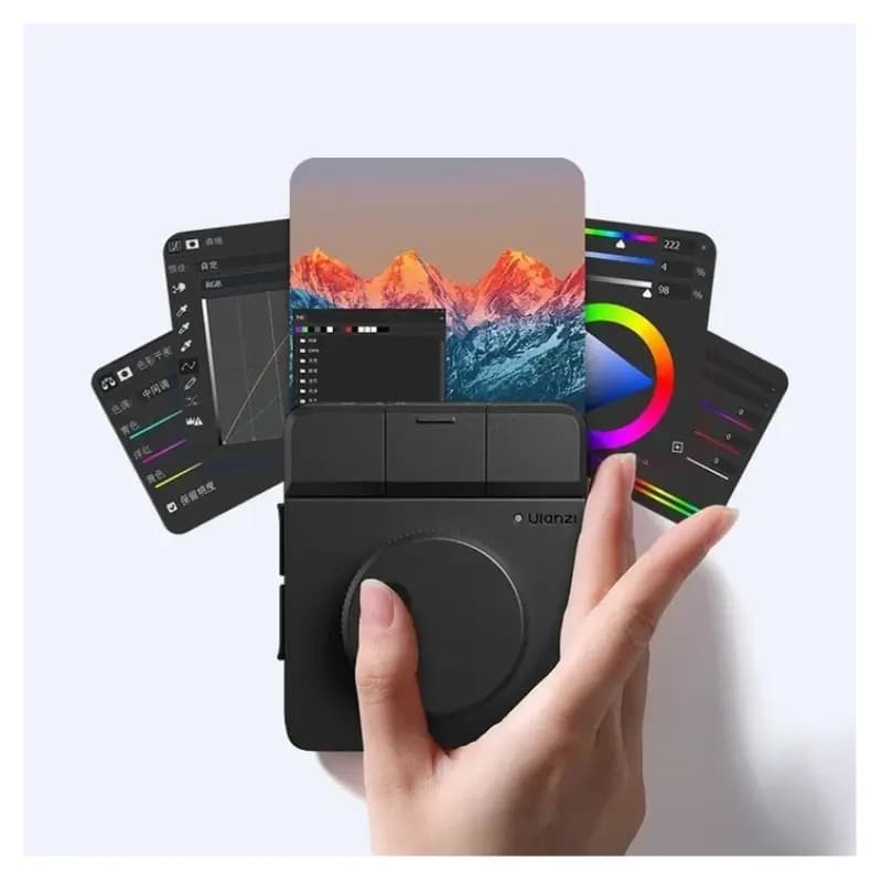 Ulanzi D100H Dial Creative Controller with RGB Keys Ulanzi D100H Dial Creative Controller with RGB Keys