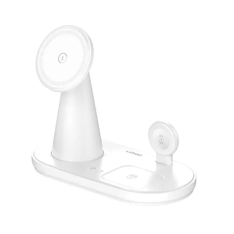 LDNIO WL01 5-in-1 15W Wireless Charging Station with LED Night Light
