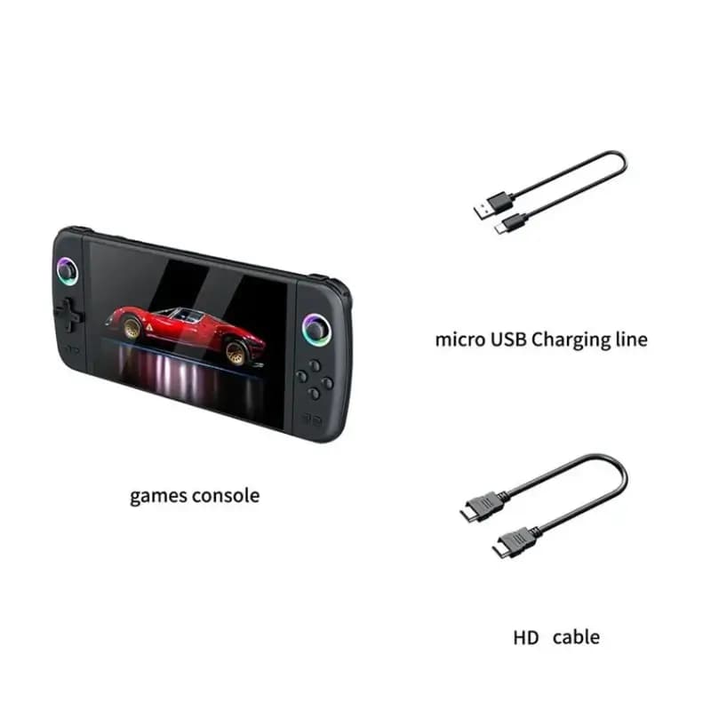 SJGAM M27 7-Inch Retro Handheld Gaming Console With HD Display