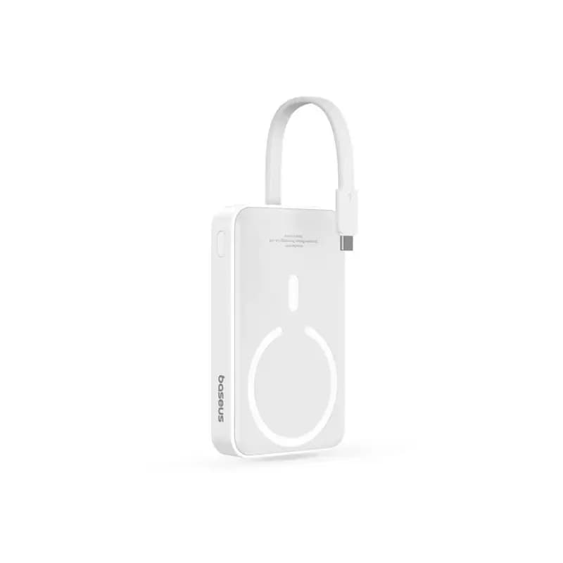 Baseus 30W Magnetic Power Bank 10000mAh with Built-In USB-C Cable Baseus 30W Magnetic Power Bank 10000mAh with Built-In USB-C Cable