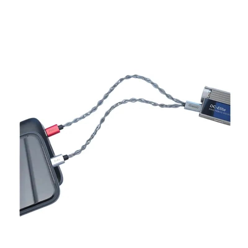 iBasso CB19C Triple USB-C DAC Cable with Noise-Isolated Power and Data Design iBasso CB19C Triple USB-C DAC Cable with Noise-Isolated Power and Data Design