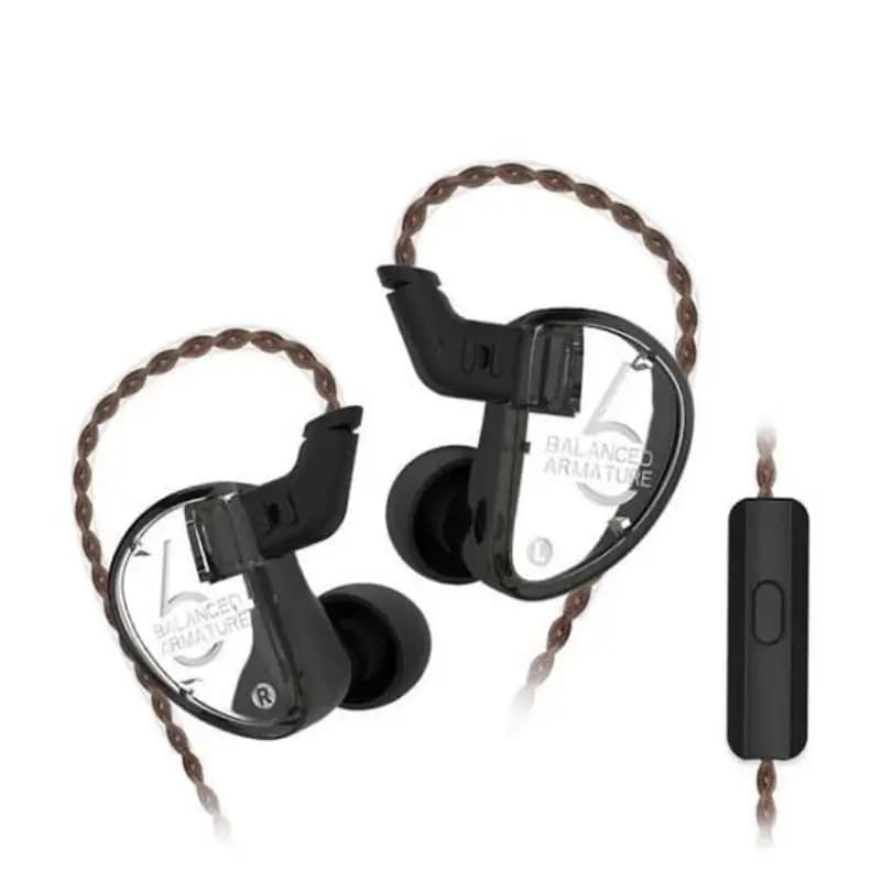 KZ AS06 Triple Balanced Armature In-Ear Monitor Earphones KZ AS06 Triple Balanced Armature In-Ear Monitor Earphones