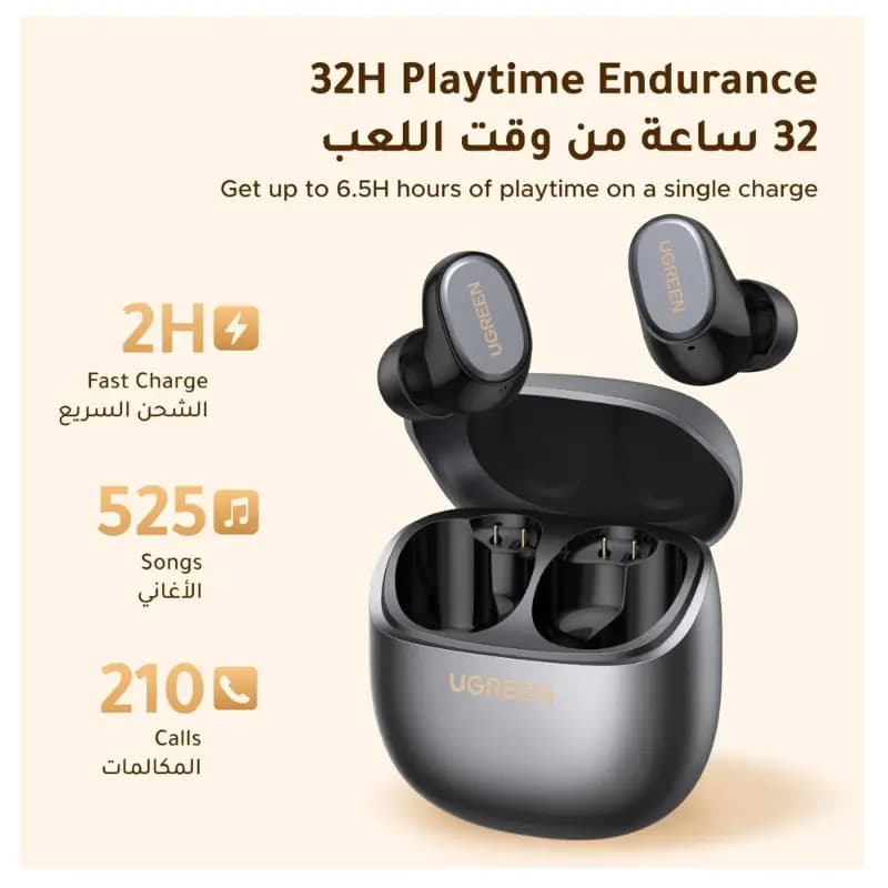 UGREEN Dots Bluetooth 6.0 On-Ear Headphones with AI Noise Cancellation UGREEN Dots Bluetooth 6.0 On-Ear Headphones with AI Noise Cancellation