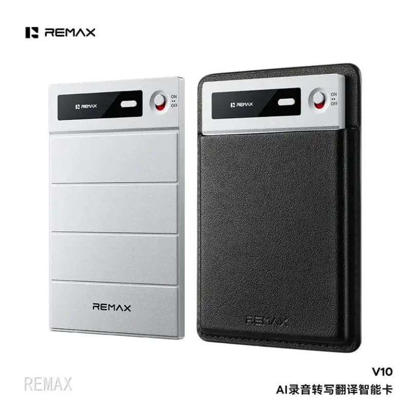REMAX V10 Smart AI Voice Recorder with Bluetooth 5.3 & Noise Reduction REMAX V10 Smart AI Voice Recorder with Bluetooth 5.3 & Noise Reduction