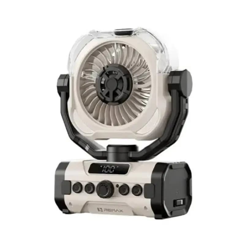 REMAX RS-ZF20 Rechargeable Outdoor Spray Cooling Fan with 20000mAh Battery and Mist Spray System REMAX RS-ZF20 Rechargeable Outdoor Spray Cooling Fan with 20000mAh Battery and Mist Spray System