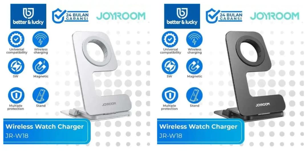 Joyroom JR-W18 Desktop Wireless Watch Charger Stand with USB-C Charging Joyroom JR-W18 Desktop Wireless Watch Charger Stand with USB-C Charging
