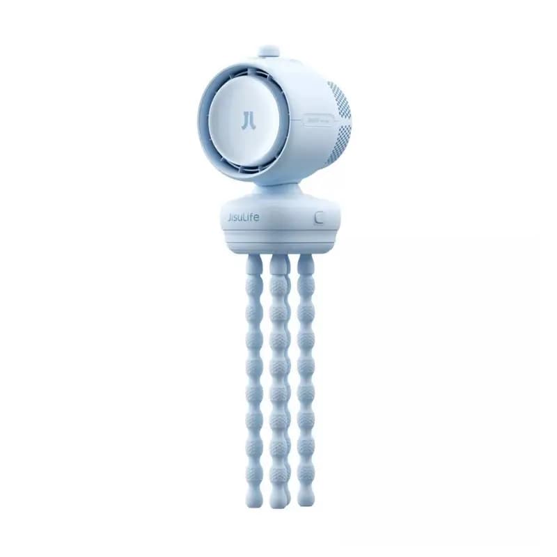 JisuLife Stroller Fan 3 Bladeless Air Purifying Baby Fan with LED Light & 100-Level Wind Control