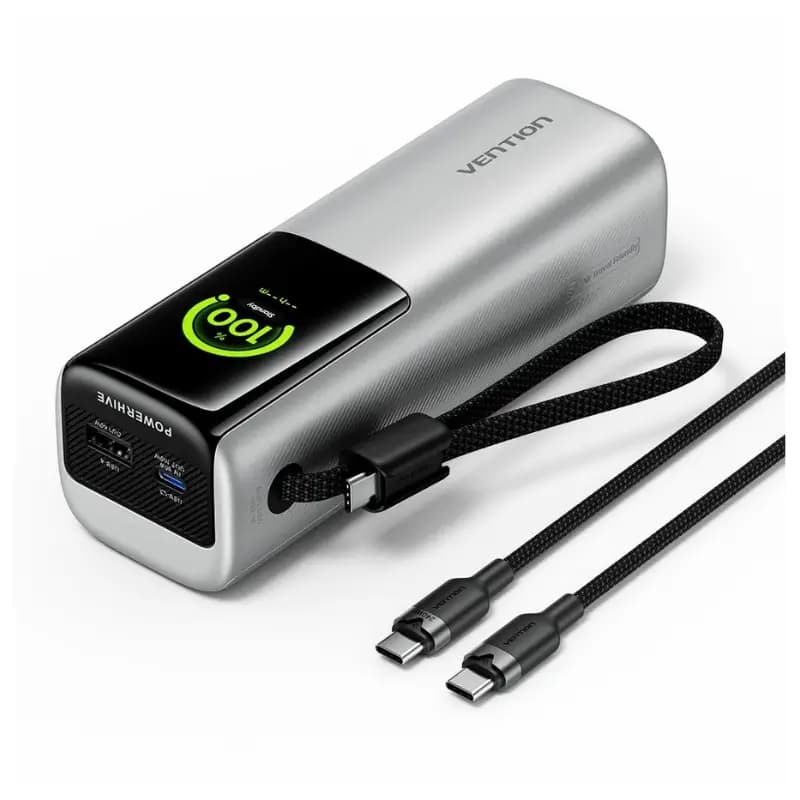 Vention FKFH0-TY 20000mAh 165W Power Bank with Smart TFT Display Vention FKFH0-TY 20000mAh 165W Power Bank with Smart TFT Display