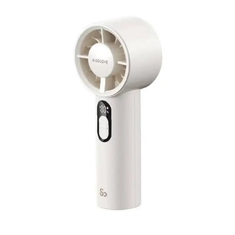 AISOLOVE F04 Portable Handheld USB Fan with 16.5-Hour Battery Backup AISOLOVE F04 Portable Handheld USB Fan with 16.5-Hour Battery Backup