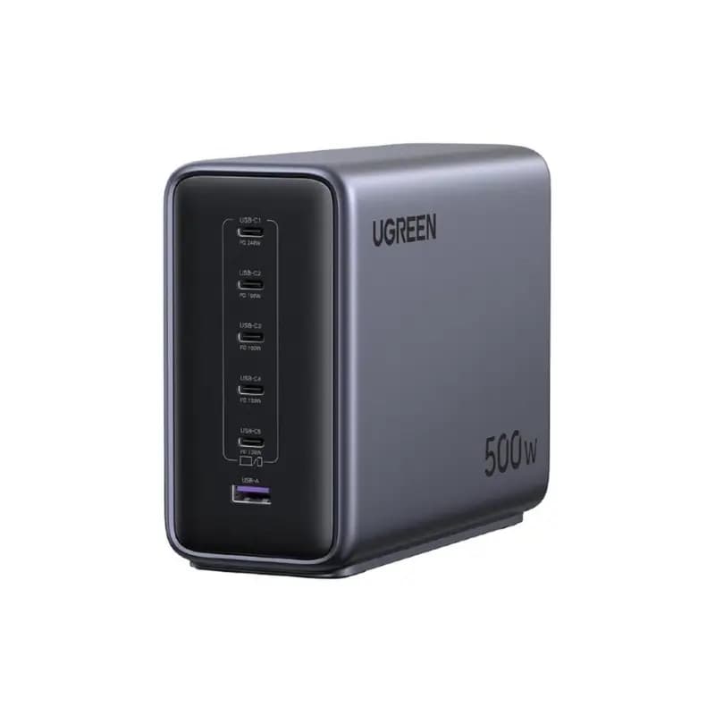 UGREEN X759 6-Port 500W GaN Desktop Fast Charger with PD 3.1 Fast Charging UGREEN X759 6-Port 500W GaN Desktop Fast Charger with PD 3.1 Fast Charging