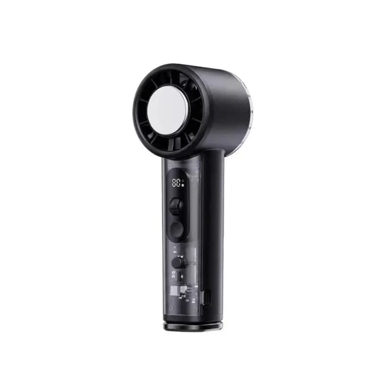 WiWU FS019 Ice Engine Turbo Handheld Fan with LED Display and USB-C Charging WiWU FS019 Ice Engine Turbo Handheld Fan with LED Display and USB-C Charging