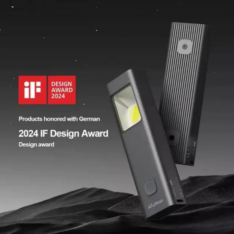 ATuMan FL1 Rechargeable LED Flashlight With Magnetic Base ATuMan FL1 Rechargeable LED Flashlight With Magnetic Base