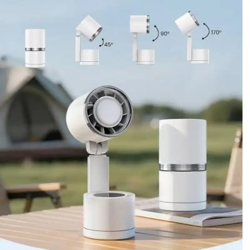 FEELWOW FW-8 Portable Lamp Fan 12000mAh Rechargeable FEELWOW FW-8 Portable Lamp Fan 12000mAh Rechargeable